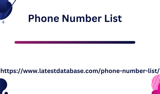 Phone Number List