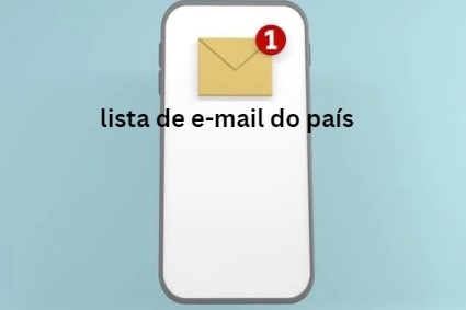 lista de e-mail do país