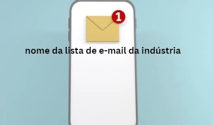 nome da lista de e-mail da indústria