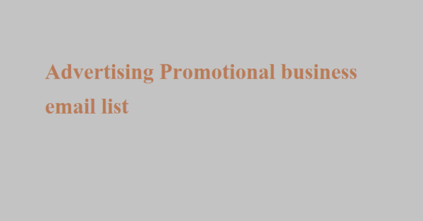 Advertising-Promotional Email Campaign Data