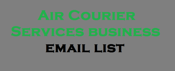 Air Courier Services Email Campaign Data