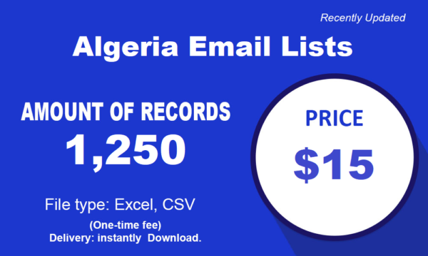 Algeria Email Campaign Datas