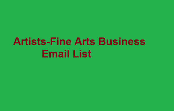 Artists Fine Arts Email Campaign Data