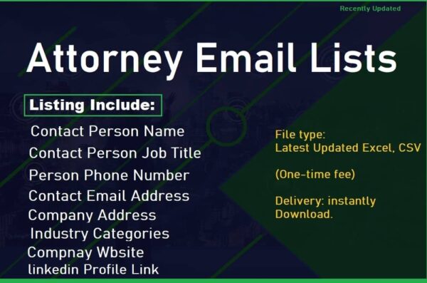 Attorney Email Campaign Data