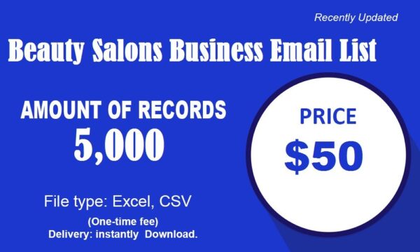 Beauty Salons Email Campaign Data