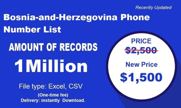 Bosnia and Herzegovina Phone Campaign Data 1 Million