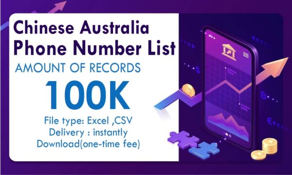 Chinese Australia Phone Campaign Data Business Order