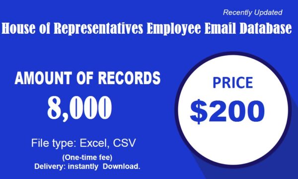 House of Representatives Employee Email Campaign Data