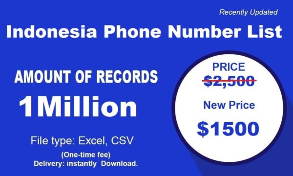 1 Million Full Indonesia Phone Campaign Data