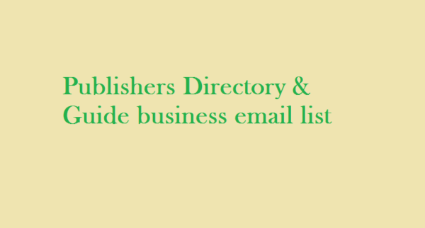 Publishers-Directory & Guide Email Campaign Data