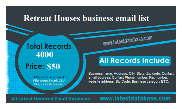 Retreat Houses Email Campaign Data