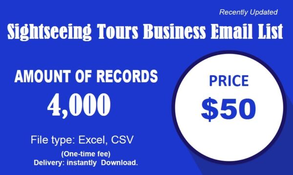 Sightseeing Tours Email Campaign Data