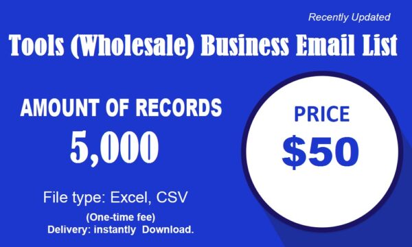 Tools (Wholesale) Email Campaign Data