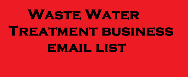 Waste Water Treatment Email Campaign Data